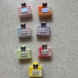 Lot of 7 Valentino perfume bead Pastel Collection